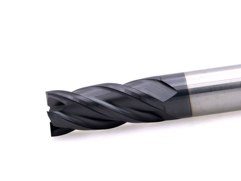 Carbide End Mill 4 Flute HRC50 Carbon Steel Machining Side Milling Tool