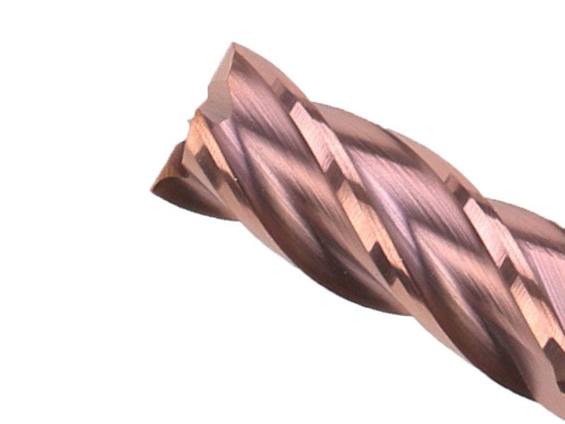 Carbide End Mill 4 Flute HRC55 Carbon Steel Machining Side Milling Tool